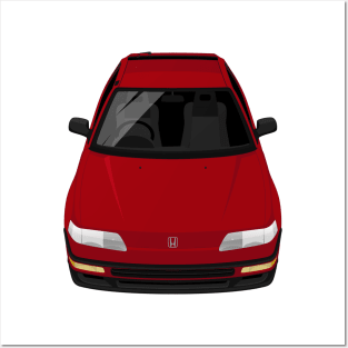 CRX SI 2nd gen 1988-1991 - Red Posters and Art